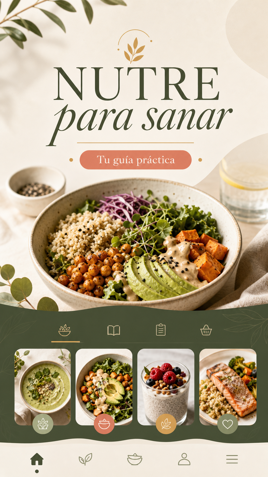 Nutre para Sanar disponible para leer desde el celular